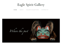 Tablet Screenshot of eaglespiritgallery.com